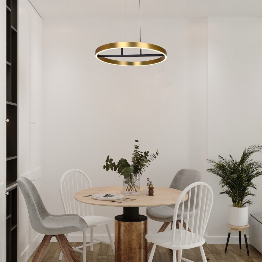 Rabalux - LED Luster na sajli LED/42W/230V zlatna