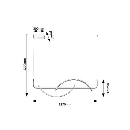 Rabalux - LED Luster na sajli LED/35W/230V