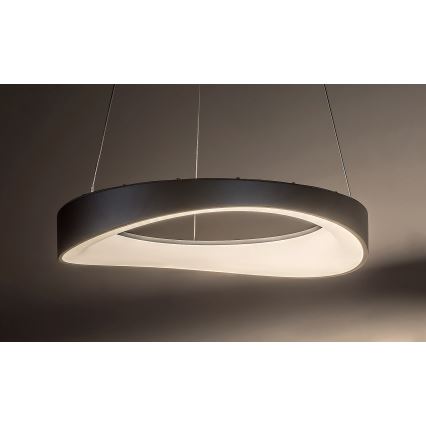 Rabalux - LED Luster na sajli LED/56W/230V 3000K srebrna