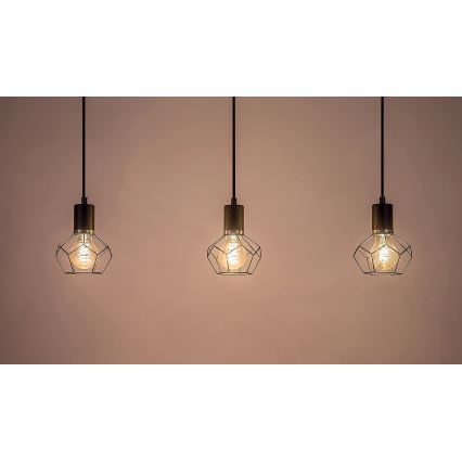 Rabalux - Luster na sajli 3xE27/40W/230V