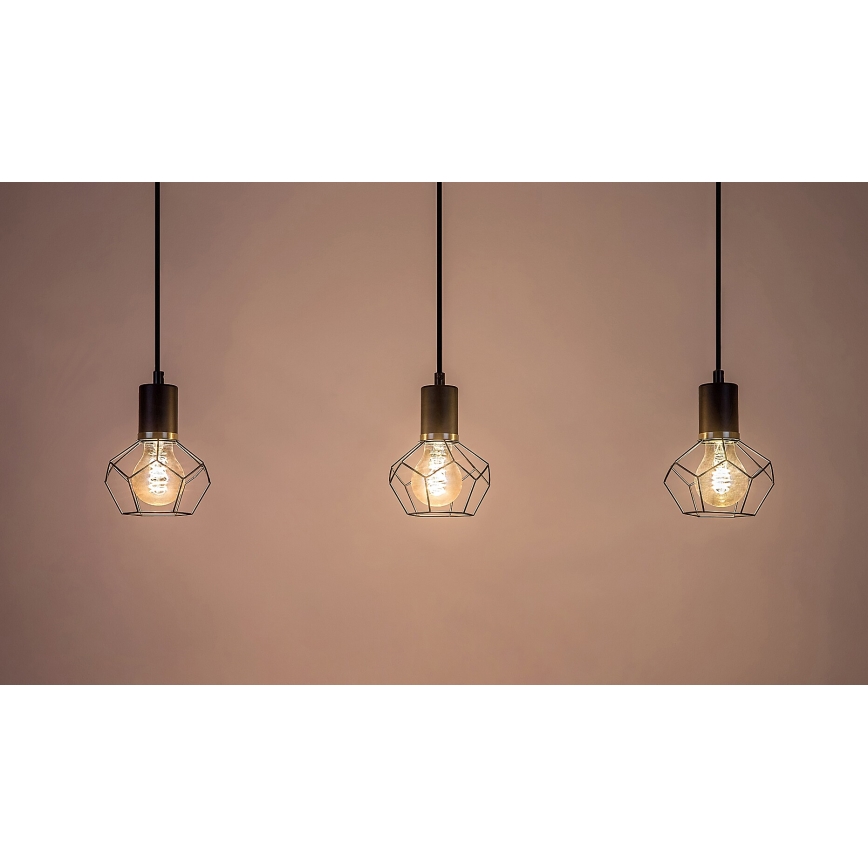 Rabalux - Luster na sajli 3xE27/40W/230V