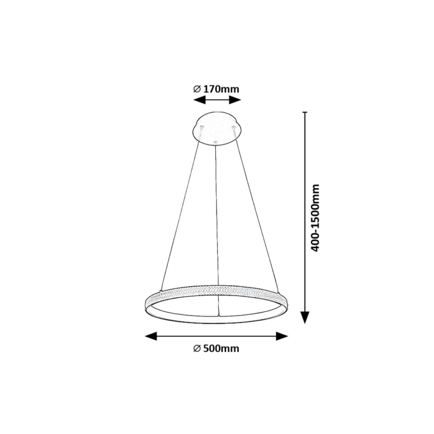 Rabalux - LED Luster na sajli LED/32W/230V 3000K