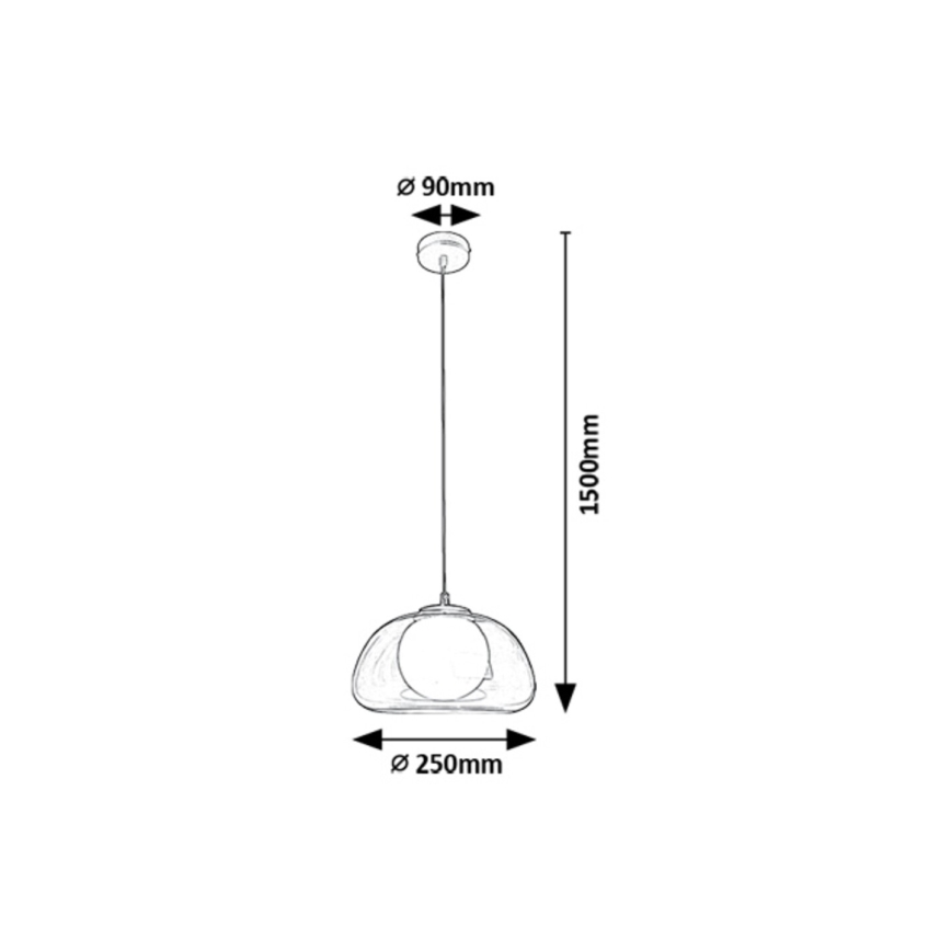 Rabalux - Luster na sajli 1xG9/5W/230V dimna