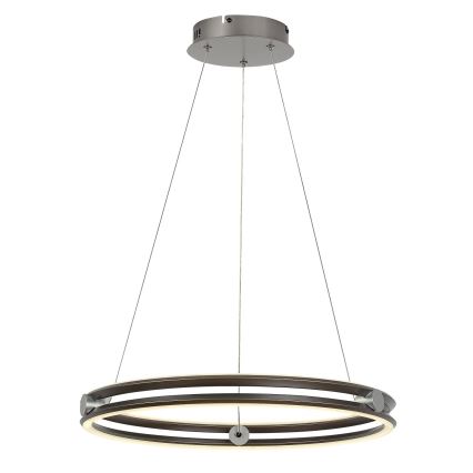 Rabalux - LED luster na sajli s mogućnošću prigušivanja LED/60W/230V 3000-6500K sivi + daljinski upravljač