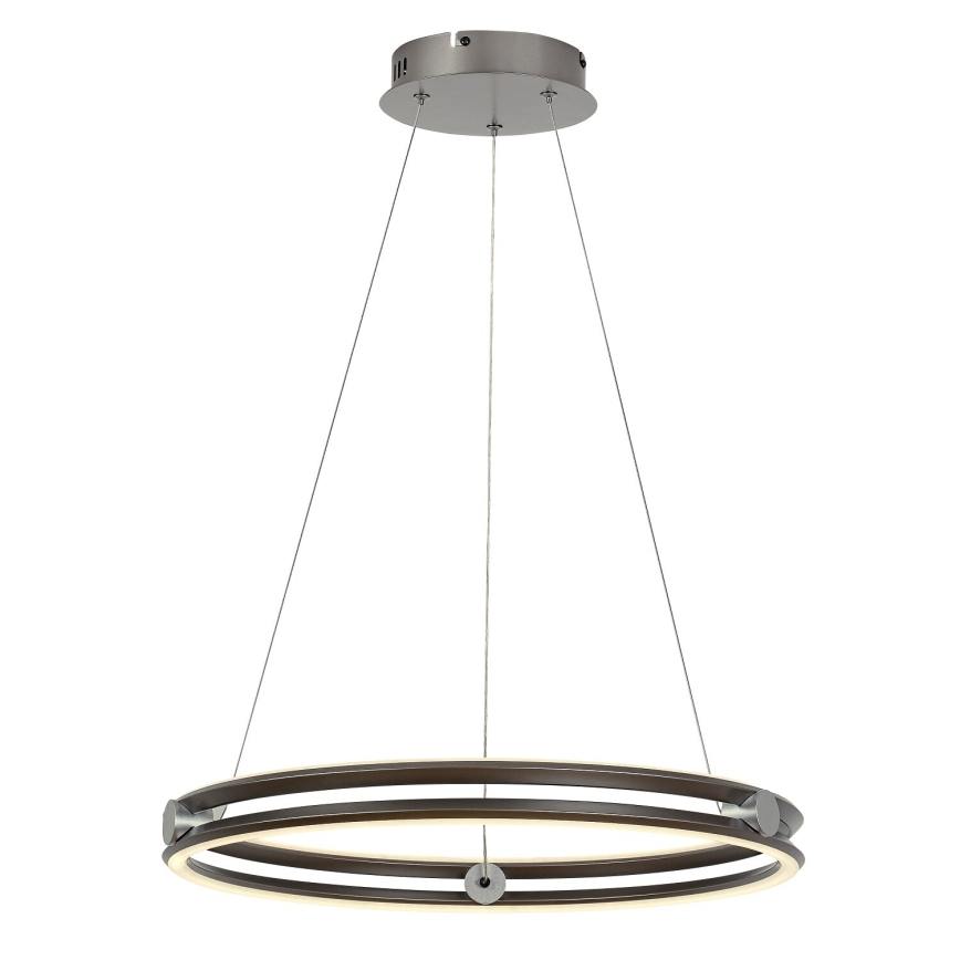 Rabalux - LED luster na sajli s mogućnošću prigušivanja LED/60W/230V 3000-6500K sivi + daljinski upravljač