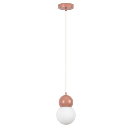 Rabalux - Luster na sajli 1xG9/38W/230V ružičasta