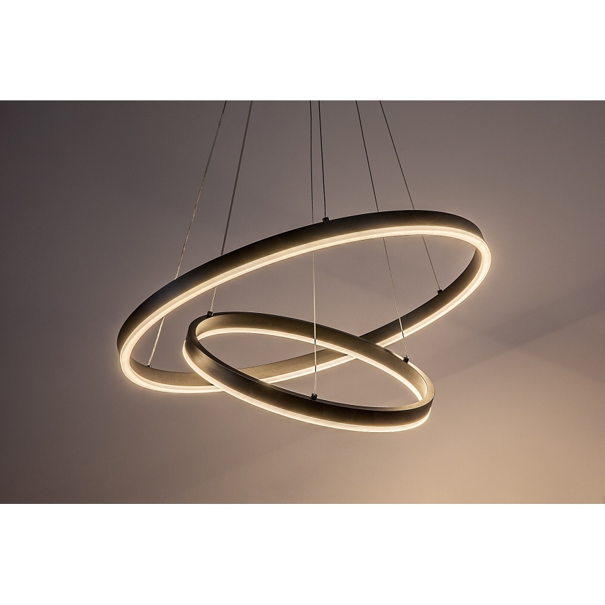 Rabalux - LED luster na sajli s mogućnošću prigušivanja LED/80W/230V 3000-6500K + daljinsko upravljanje