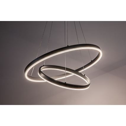 Rabalux - LED luster na sajli s mogućnošću prigušivanja LED/80W/230V 3000-6500K + daljinsko upravljanje