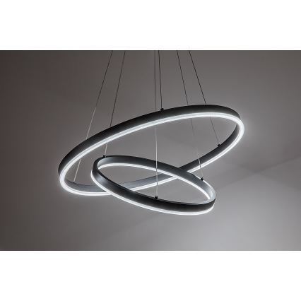Rabalux - LED luster na sajli s mogućnošću prigušivanja LED/80W/230V 3000-6500K + daljinsko upravljanje