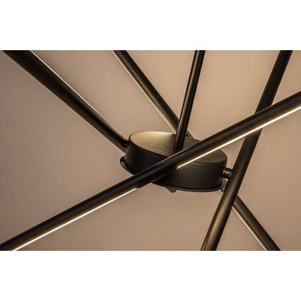 Rabalux - LED Luster na sajli LED/40W/230V 3000K crna