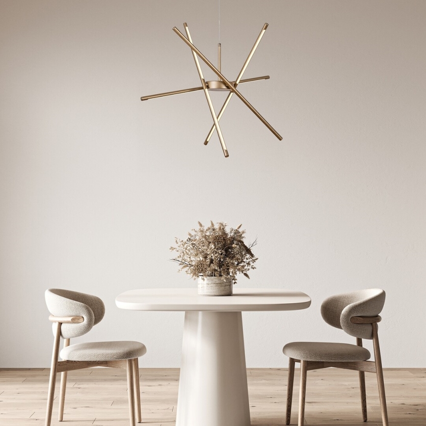 Rabalux - LED Luster na sajli LED/40W/230V 3000K zlatna