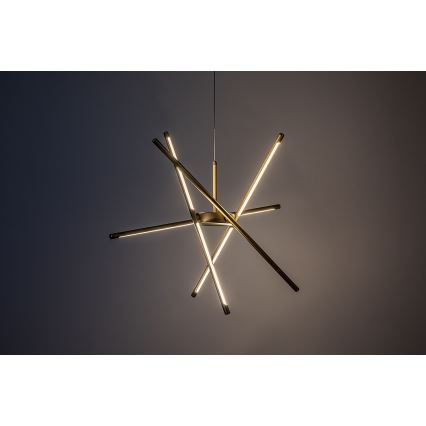 Rabalux - LED Luster na sajli LED/40W/230V 3000K zlatna