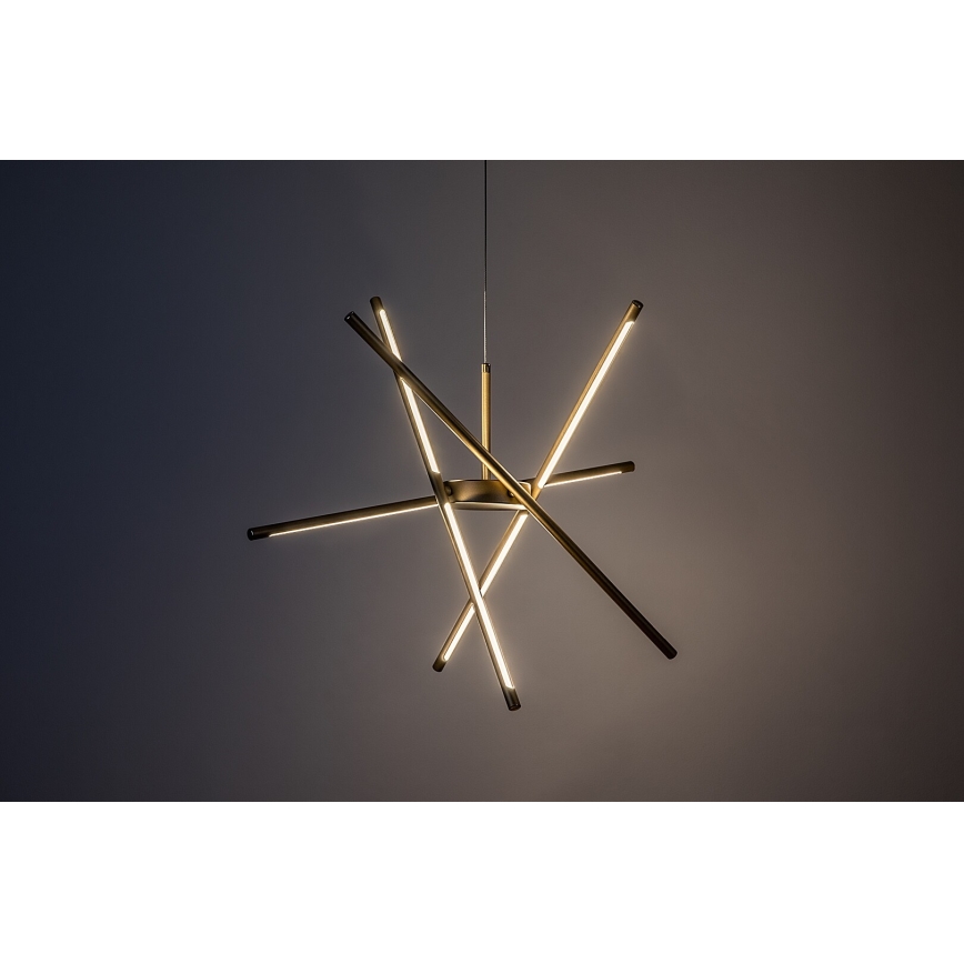 Rabalux - LED Luster na sajli LED/40W/230V 3000K zlatna