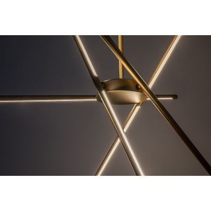 Rabalux - LED Luster na sajli LED/40W/230V 3000K zlatna