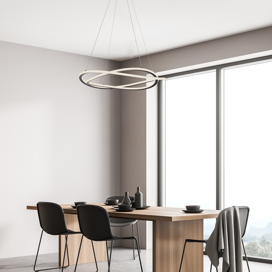 Rabalux - LED luster na sajli s mogućnošću prigušivanja LED/75W/230V 3000-6500K + daljinski upravljač