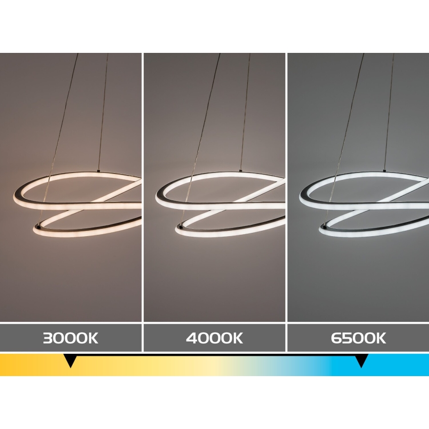 Rabalux - LED luster na sajli s mogućnošću prigušivanja LED/75W/230V 3000-6500K + daljinski upravljač