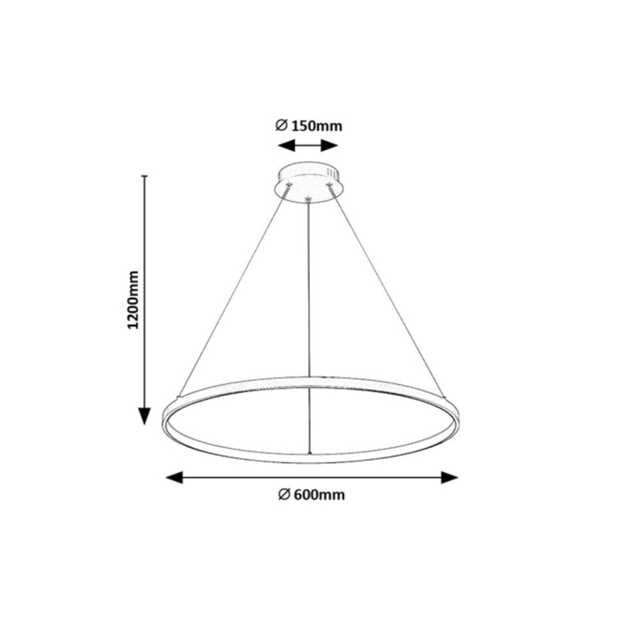 Rabalux - LED luster na sajli LED/55W/230V 3000K