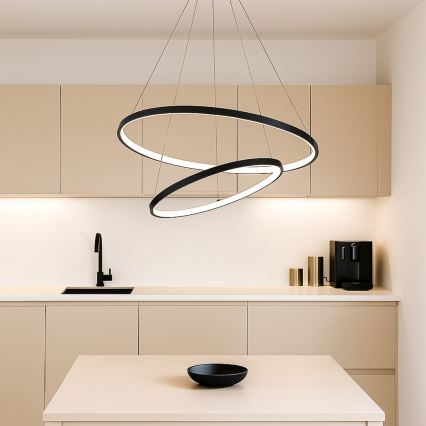 Rabalux - LED luster na sajli s mogućnošću prigušivanja LED/75W/230V 3000-6500K + daljinsko upravljanje