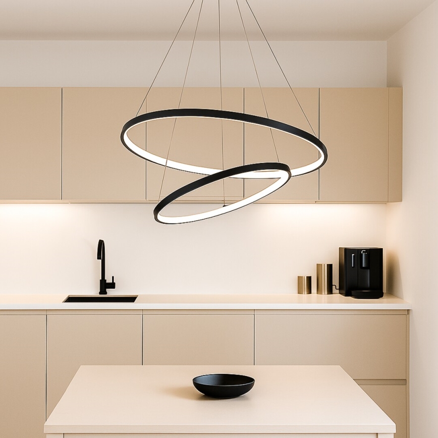 Rabalux - LED luster na sajli s mogućnošću prigušivanja LED/75W/230V 3000-6500K + daljinsko upravljanje