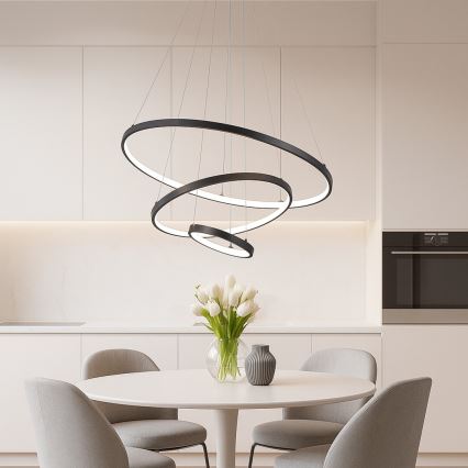 Rabalux - LED prigušivi luster na sajli LED/90W/230V 3000-6500K + daljinski upravljač