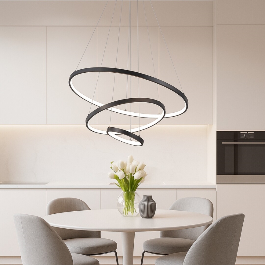 Rabalux - LED prigušivi luster na sajli LED/90W/230V 3000-6500K + daljinski upravljač