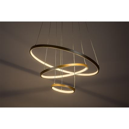 Rabalux - LED prigušivi viseći luster na sajli LED/90W/230V 3000-6500K + daljinski upravljač