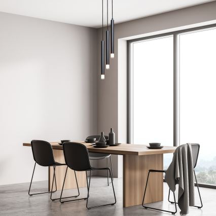 Rabalux - Luster na sajli 3xG9/5W/230V crna