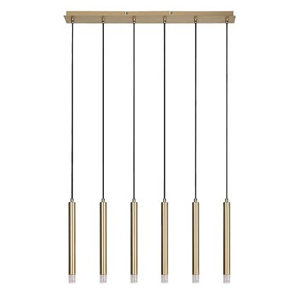 Rabalux - Luster na sajli 6xG9/5W/230V zlatna