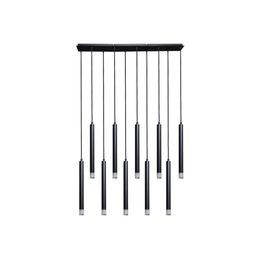 Rabalux - Luster na sajli 10xG9/5W/230V crna