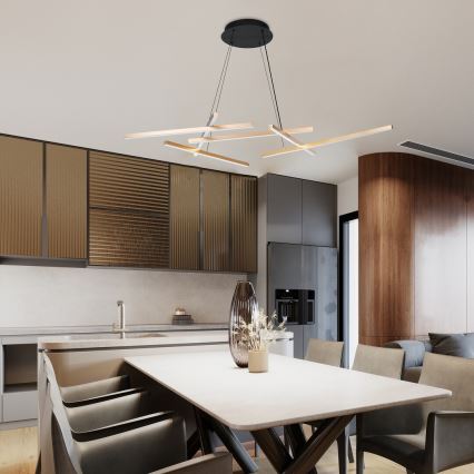 Rabalux - LED Prigušivi luster na sajli LED/40W/230V 3000-6500K + daljinski upravljač