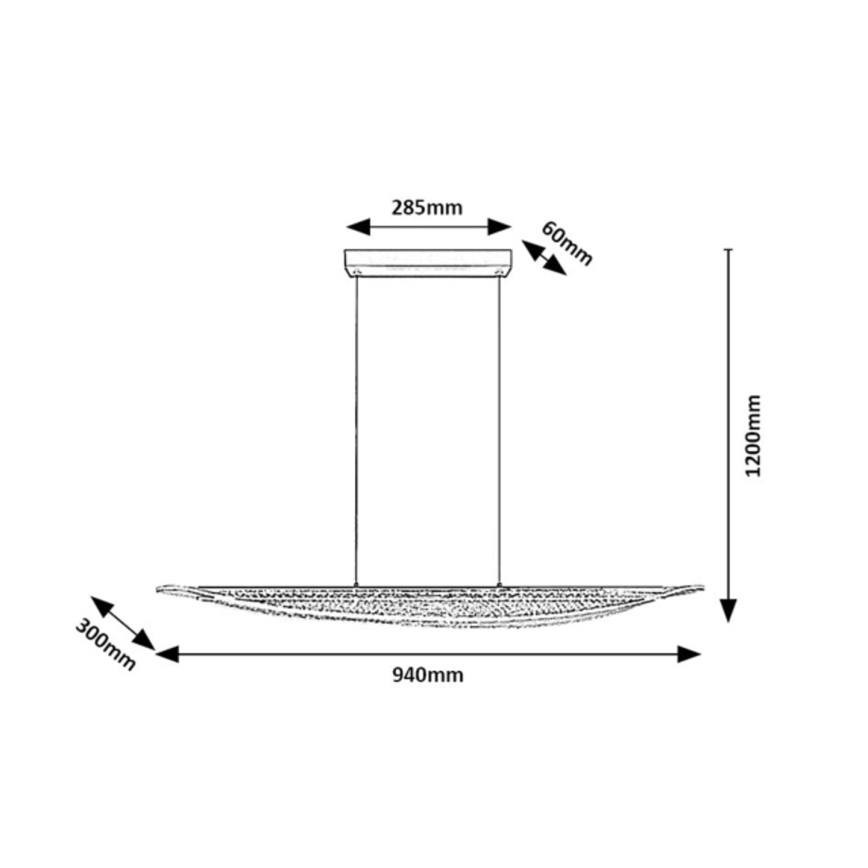Rabalux - LED luster na sajli LED/32W/230V 3000K