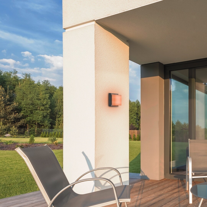 Rabalux - LED RGBW Prigušiva vanjska zidna svjetiljka LED/10W/230V IP54 Wi-Fi Tuya