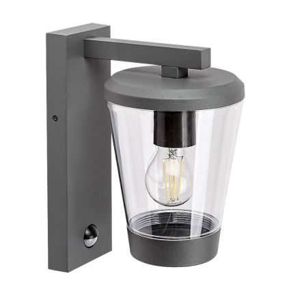 Rabalux - Vanjska zidna lampa sa senzorom pokreta 1xE27/40W/230V IP44