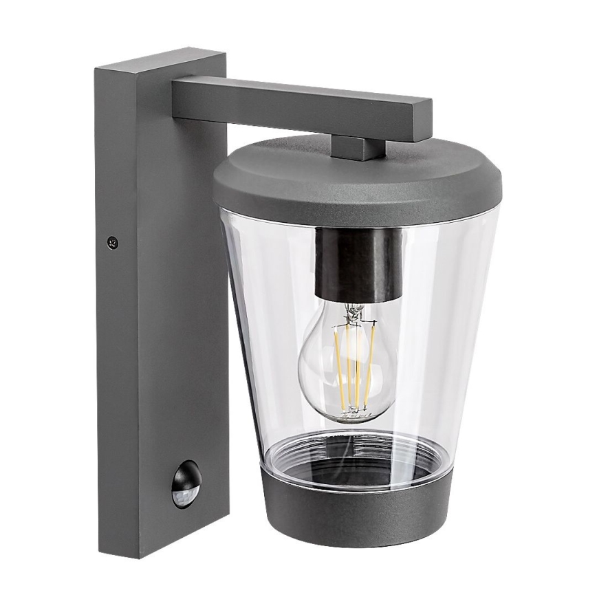 Rabalux - Vanjska zidna lampa sa senzorom pokreta 1xE27/40W/230V IP44