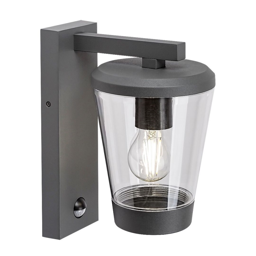 Rabalux - Vanjska zidna lampa sa senzorom pokreta 1xE27/40W/230V IP44