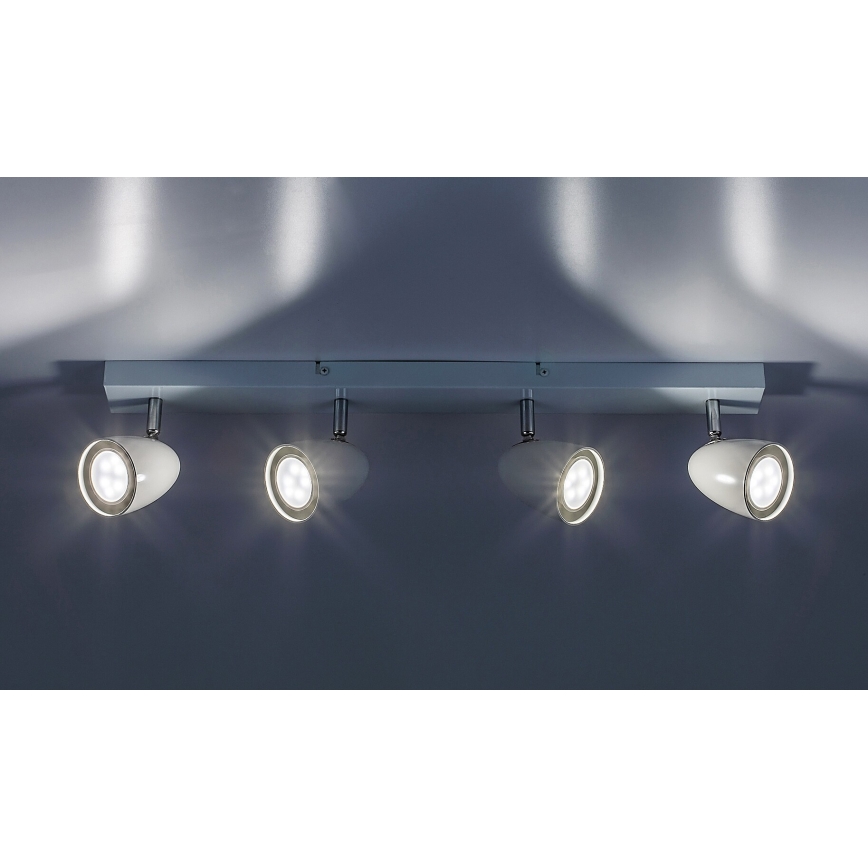 Rabalux - Reflektorska svjetiljka 4xGU10/5W/230V bijela
