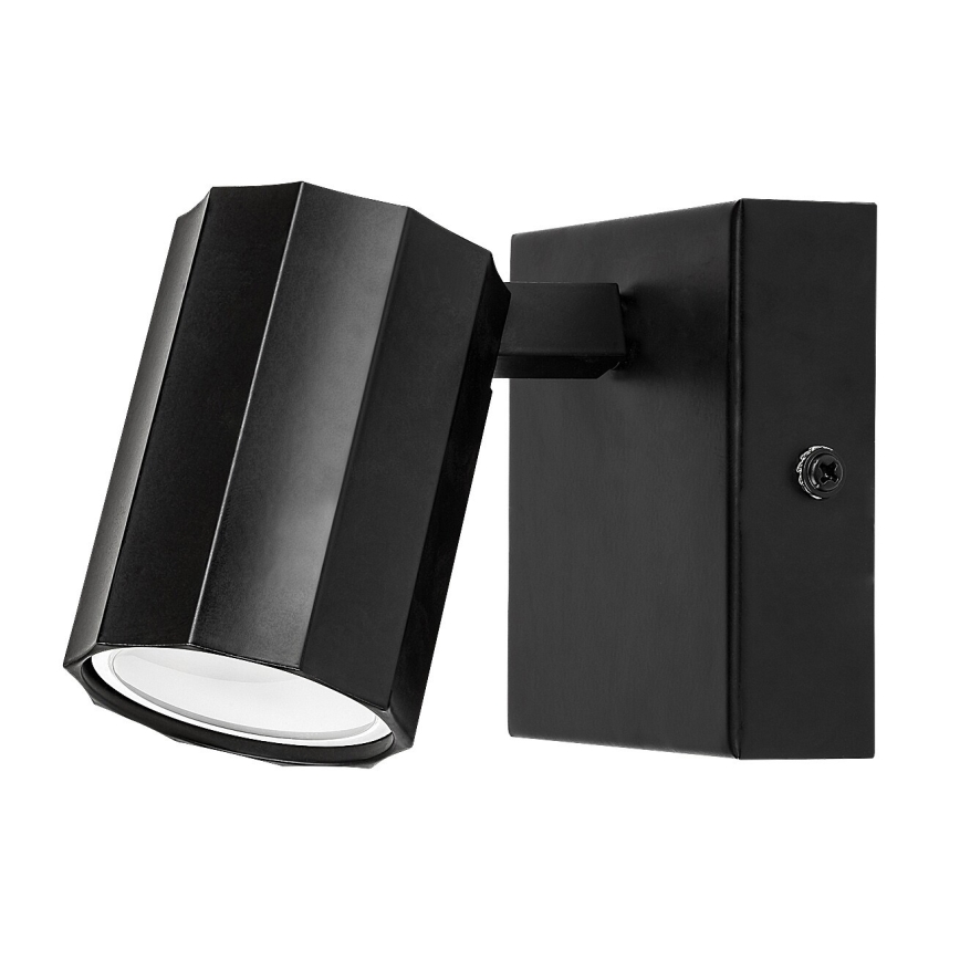 Rabalux - Zidna reflektorska svjetiljka 1xGU10/5W/230V crna