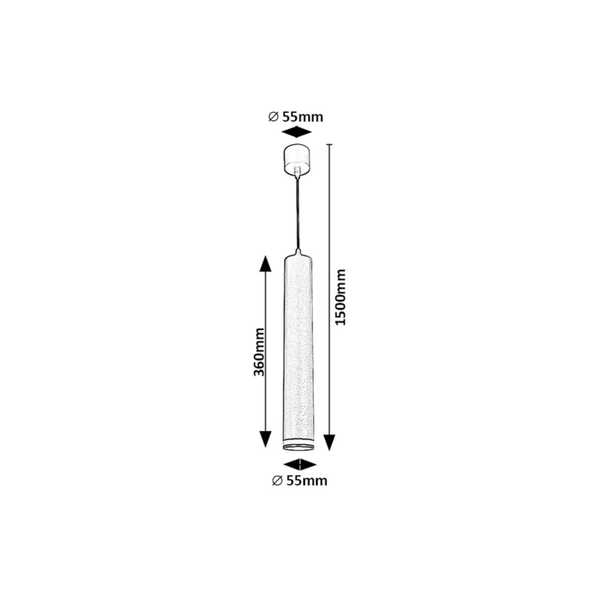 Rabalux - Luster na sajli 1xGU10/5W/230V