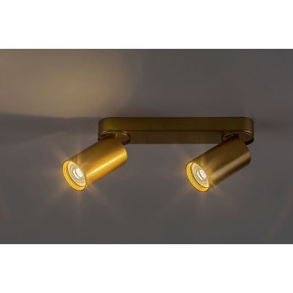 Rabalux - Reflektorska svjetiljka 2xGU10/5W/230V zlatna