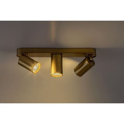 Rabalux - Reflektorska svjetiljka 3xGU10/5W/230V zlatna
