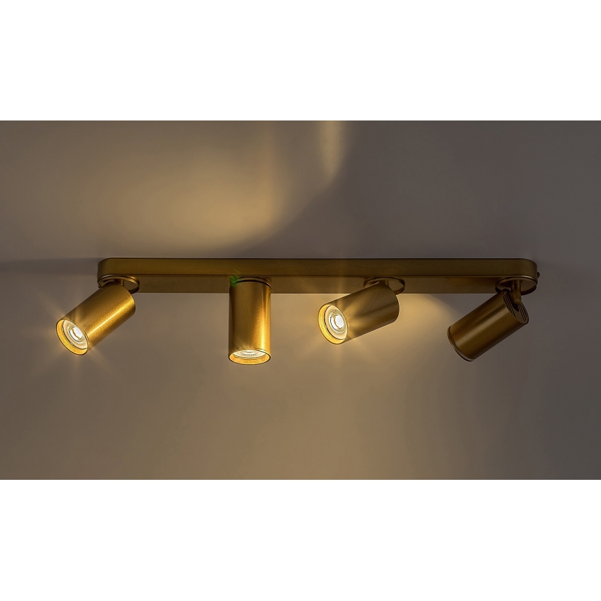 Rabalux - Reflektorska svjetiljka 4xGU10/5W/230V zlatna