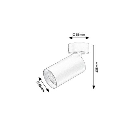 Rabalux - Spot svjetiljka 1xGU10/7W/230V bijela