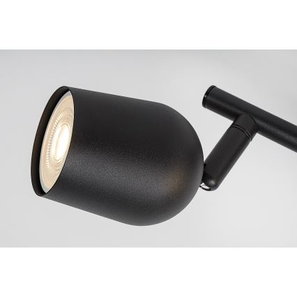 Rabalux - Stropna reflektorska svjetiljka 2xGU10/15W/230V crna
