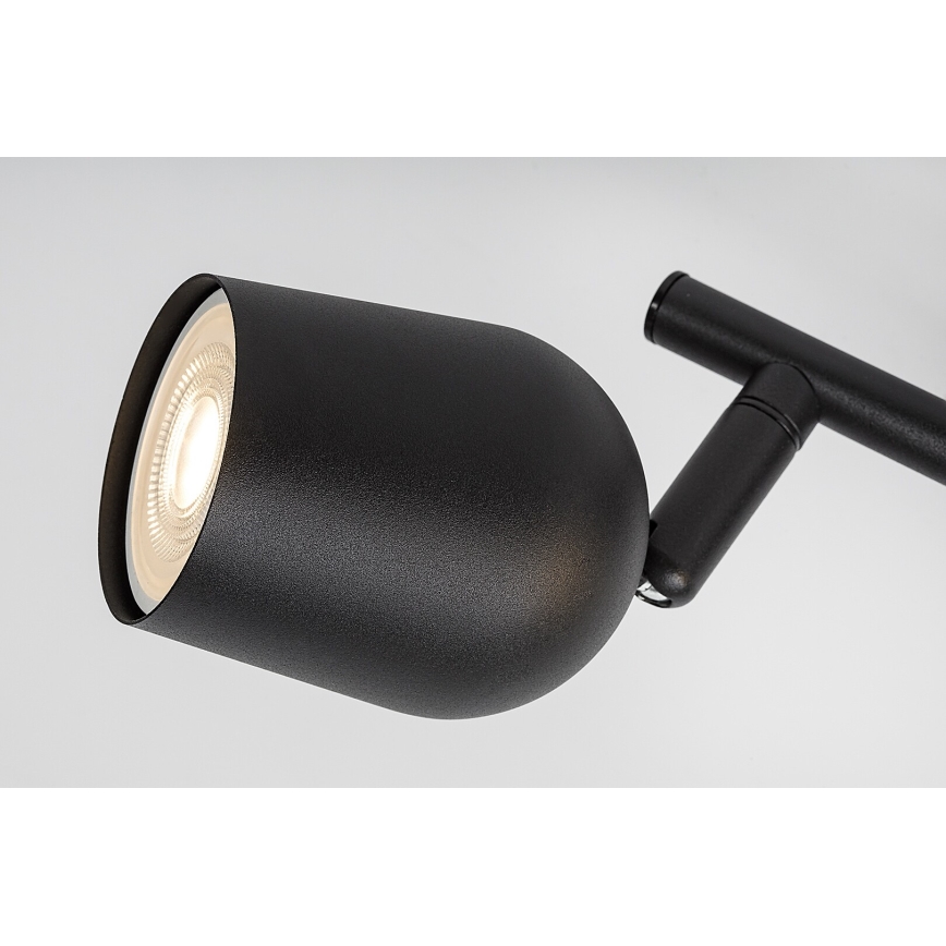 Rabalux - Stropna reflektorska svjetiljka 2xGU10/15W/230V crna