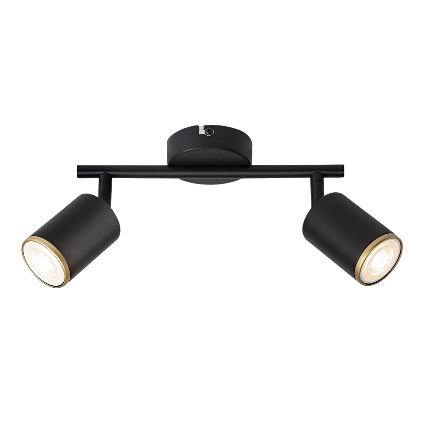 Rabalux - Spot svjetiljka 2xGU10/15W/230V crna
