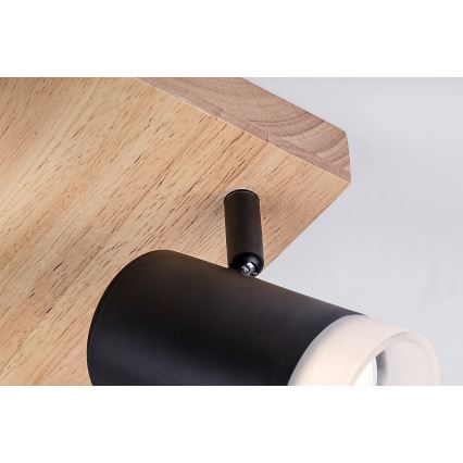 Rabalux - Stropna ugradna svjetiljka 4xGU10/5W/230V hrast