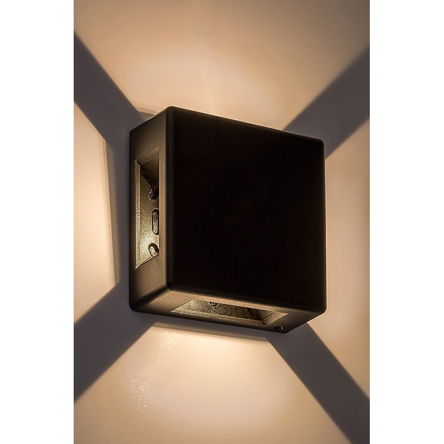 Rabalux - LED Vanjska zidna svjetiljka LED/6W/230V IP54 crna