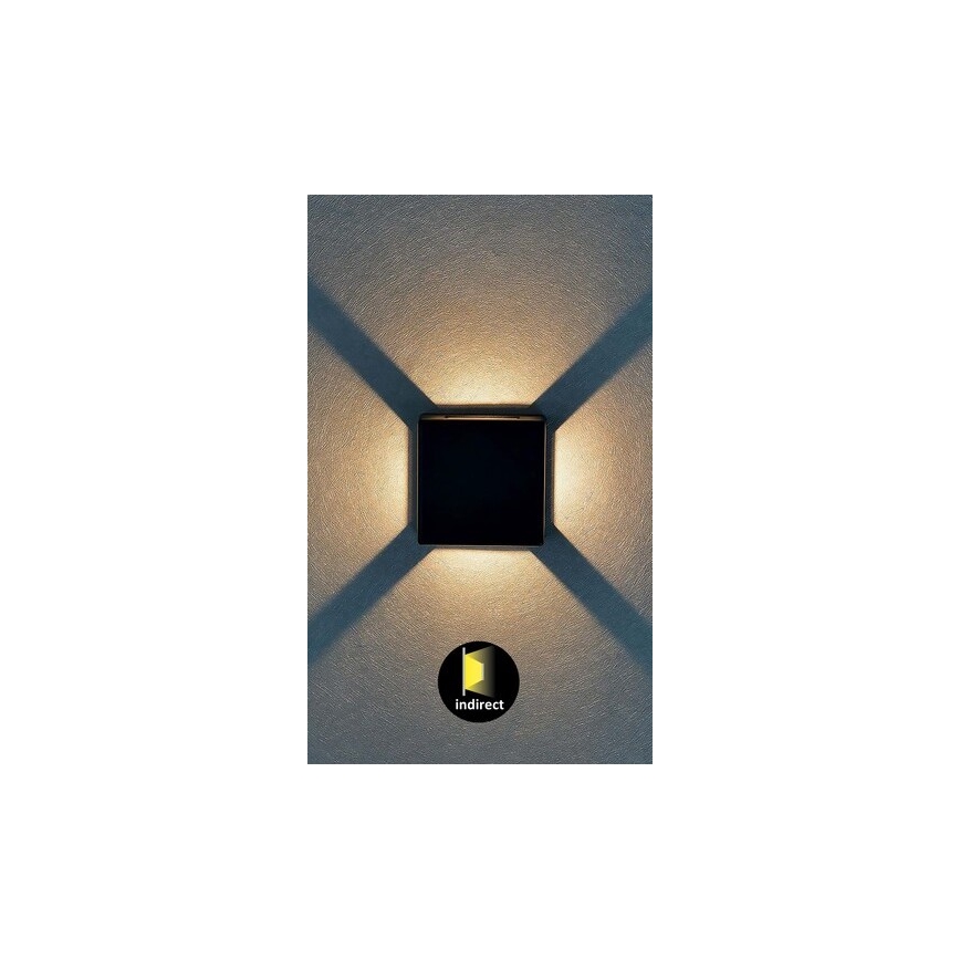 Rabalux - LED Vanjska zidna svjetiljka LED/6W/230V IP54 crna