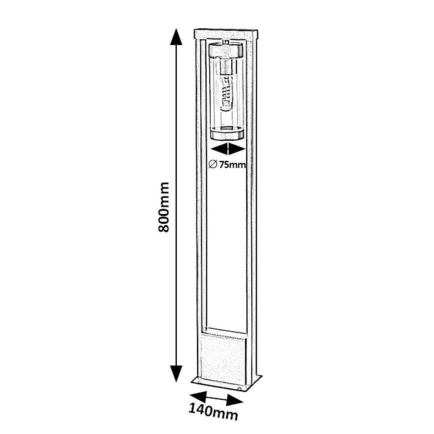Rabalux - Vanjska lampa 1xE27/12W/230V IP44