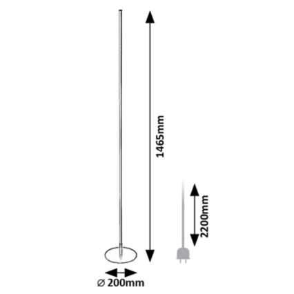 Rabalux - LED Podna lampa LED/18W/230V 3000K